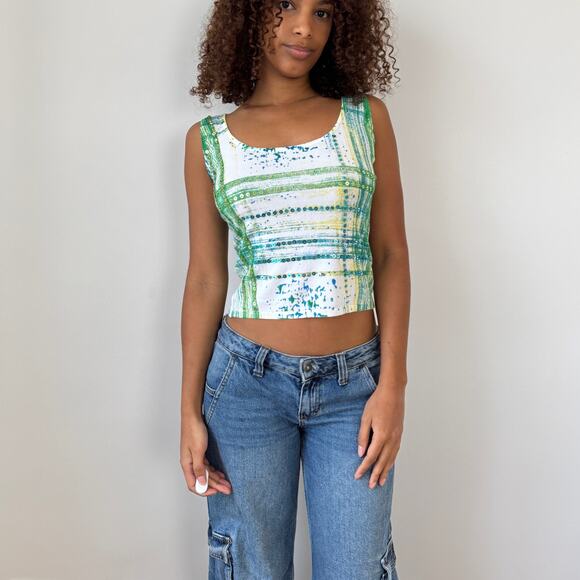 Vintage Euro knit sequin tank (S) - Picture 5 of 5